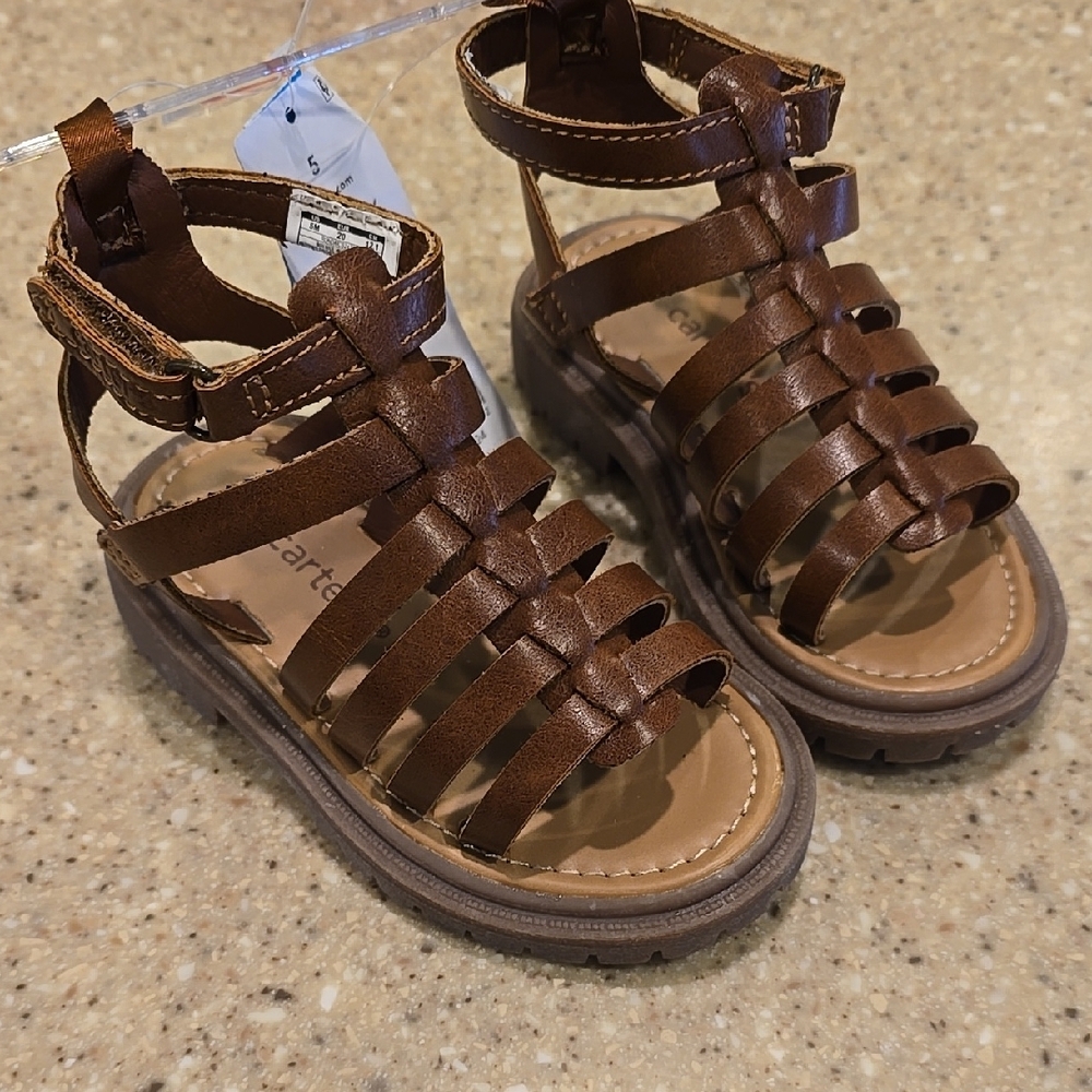 Carters Brown Toddler Sandals